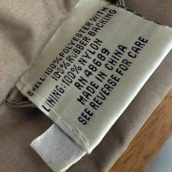 British Mist Taupe Trench Coat Size 11/12 with Belt - Picture 4 of 11